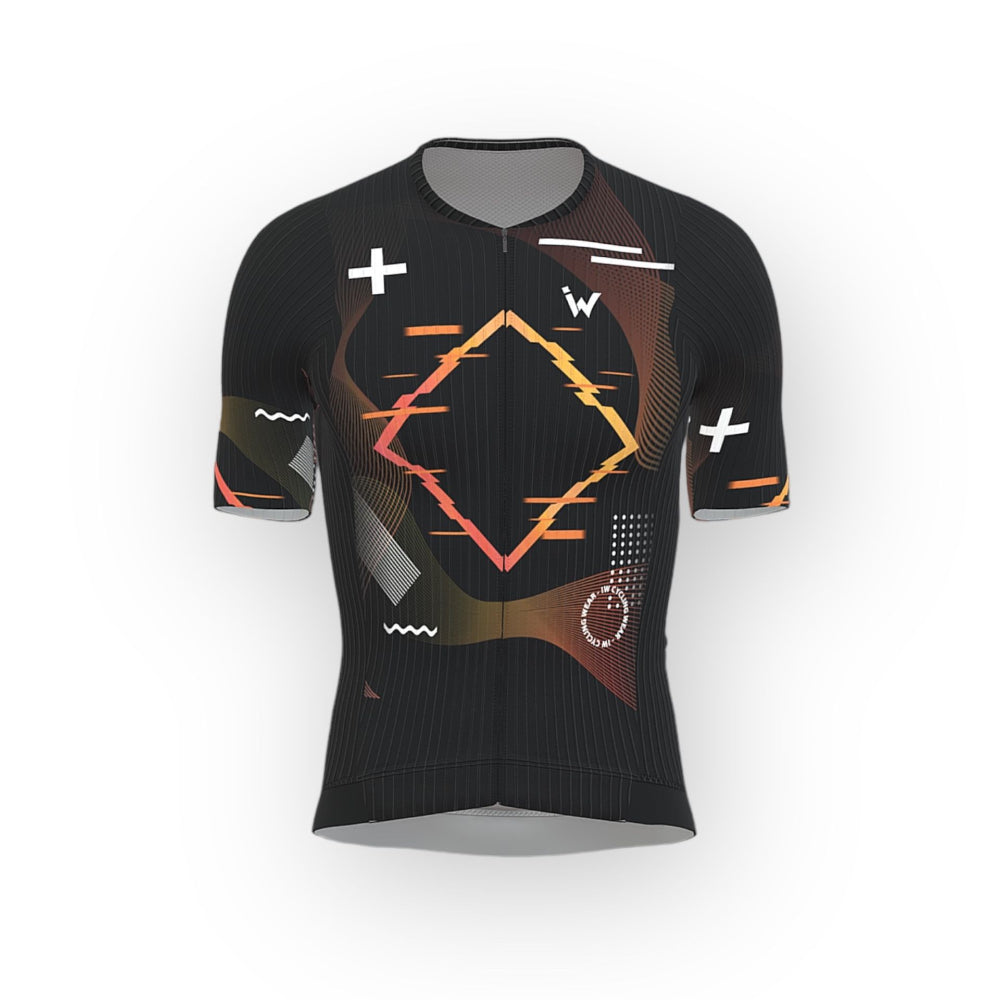 IW Cycling Wear Graphic Aero Jersey black-0