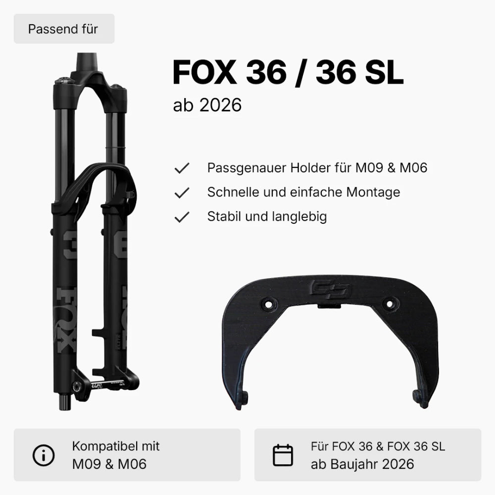 Unleazhed Holder für M09 & M06 für FOX 36 ab MJ 2026-1