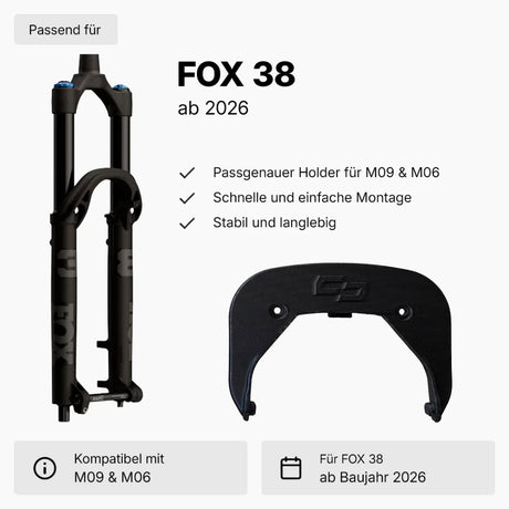 Unleazhed Holder für M09 & M06 für FOX 38 ab MJ 2026-1