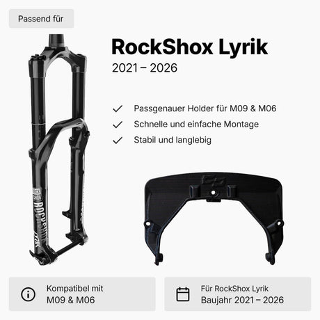 Unleazhed Holder für M09 & M06 für RockShox Lyrik MJ 2021-2026-1
