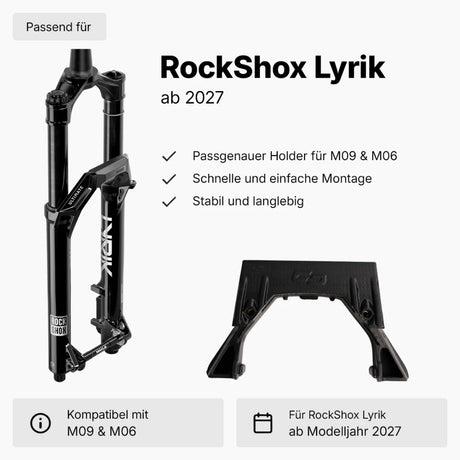 Unleazhed Holder für M09 & M06 für RockShox Lyric ab MJ 2027-1