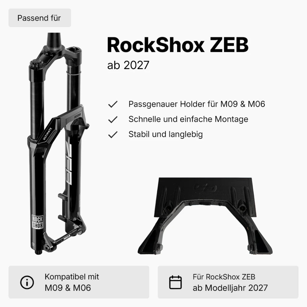 Unleazhed Holder für M09 & M06 für RockShox ZEB ab MJ 2027-1