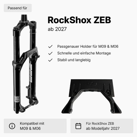 Unleazhed Holder für M09 & M06 für RockShox ZEB ab MJ 2027-1
