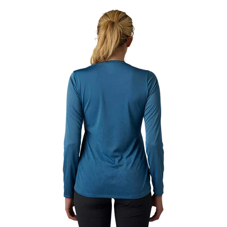 Fox Womens Ranger Tru Dri LS Jersey dark slate-2