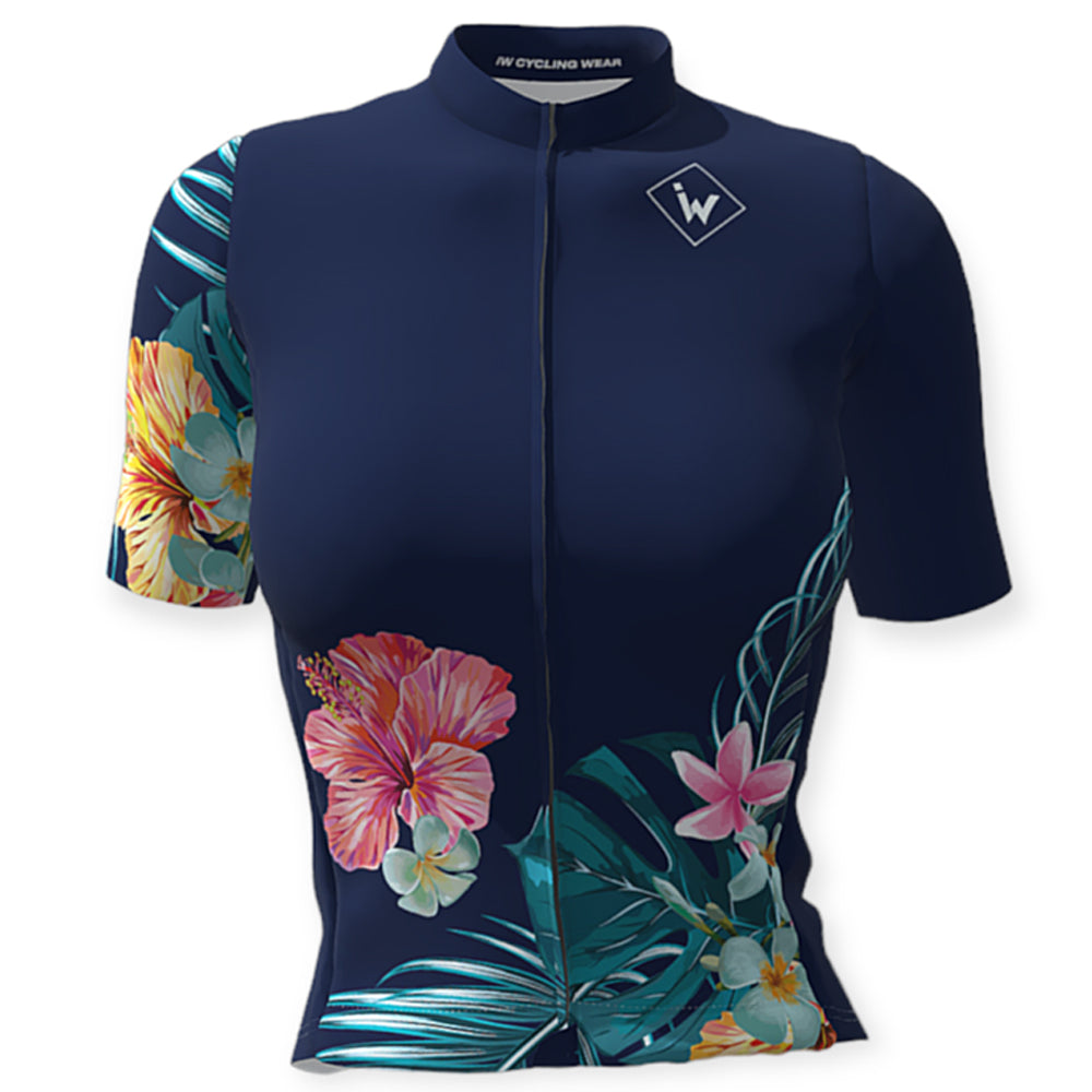 IW Cycling Wear Floral Jersey (W)-0