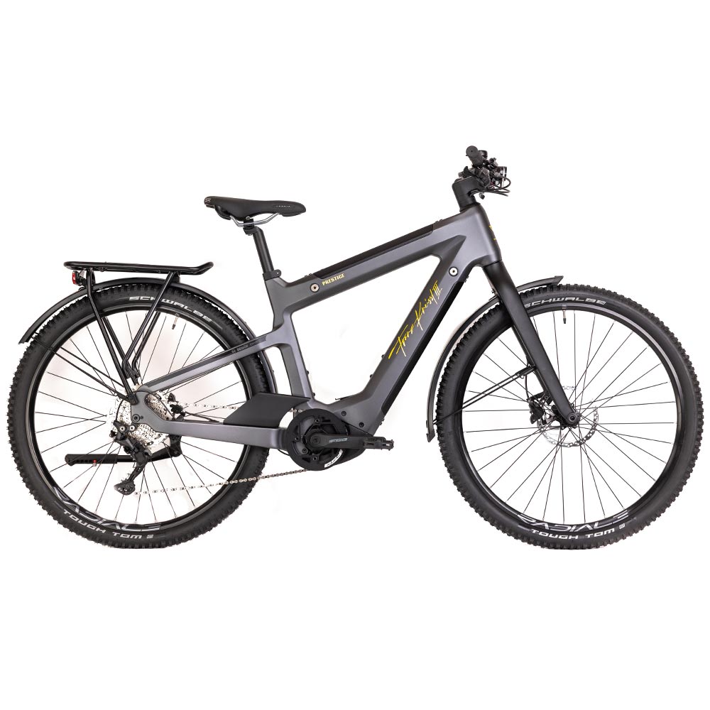 Kneissl Design Carbon Urban Prestige Men 29" 625/1125Wh* Black/Gold 2023 RH 52 cm-0