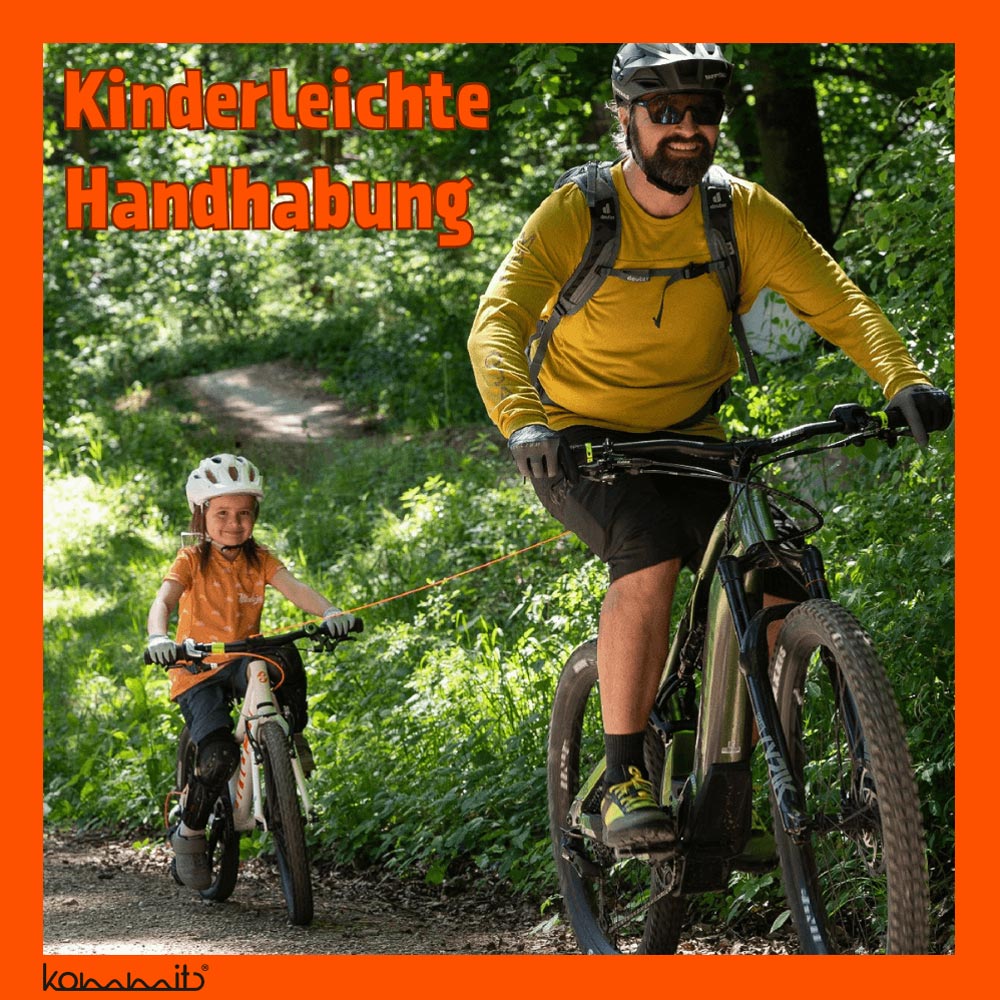 Kommit Fahrrad-Zugsystem schwarz-1
