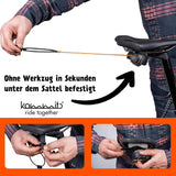 Kommit Fahrrad-Zugsystem schwarz-2