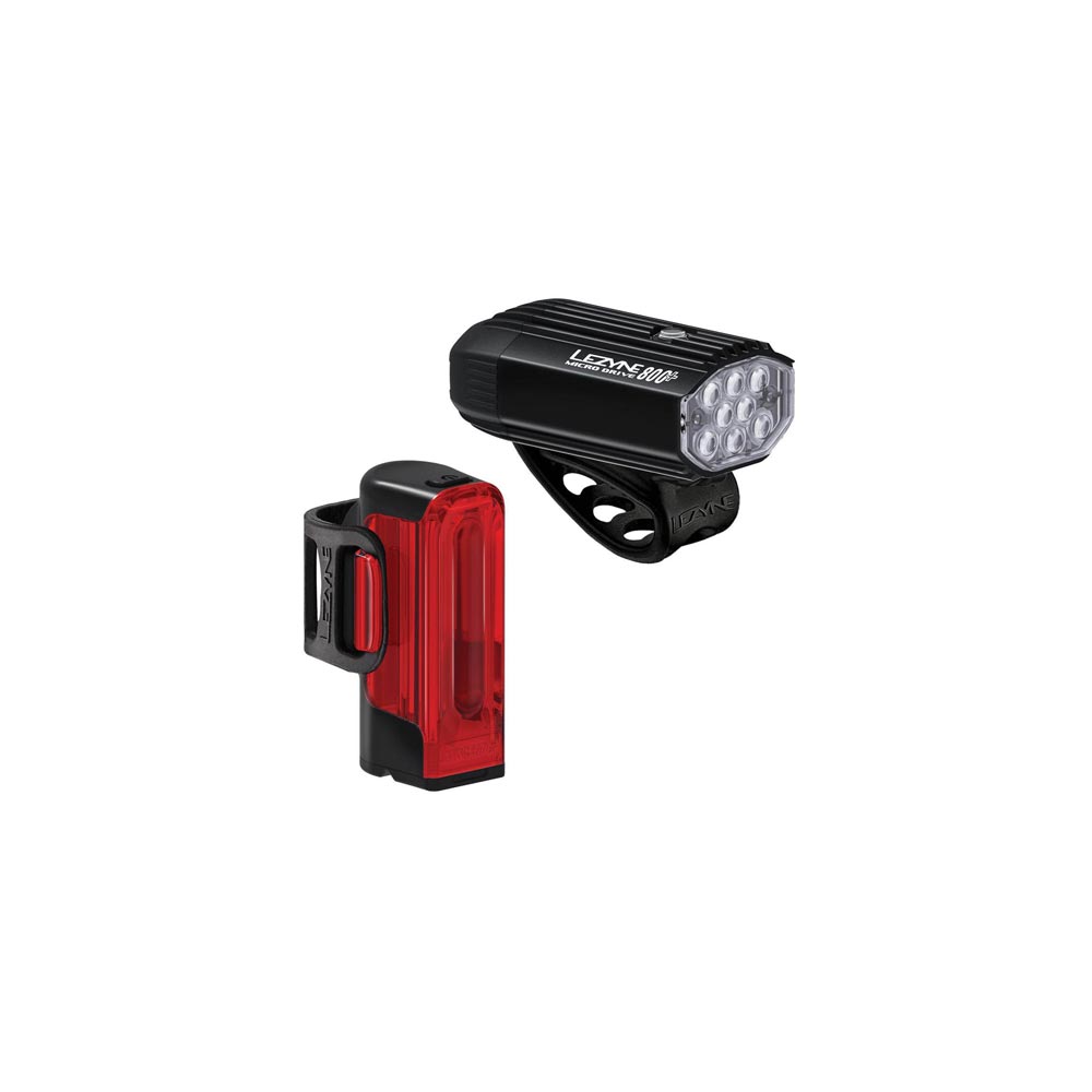 Lezyne Micro Drive 800+/Strip 300+ Set-0