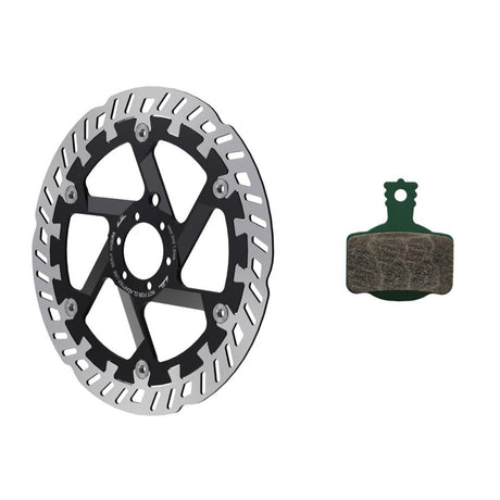 Magura MT eSTOP Optimized Kit 180/P - 7.S: Bremsscheibe MDR-P, Ø 180 mm, 6-Loch und Bremsbelag 7.S-0