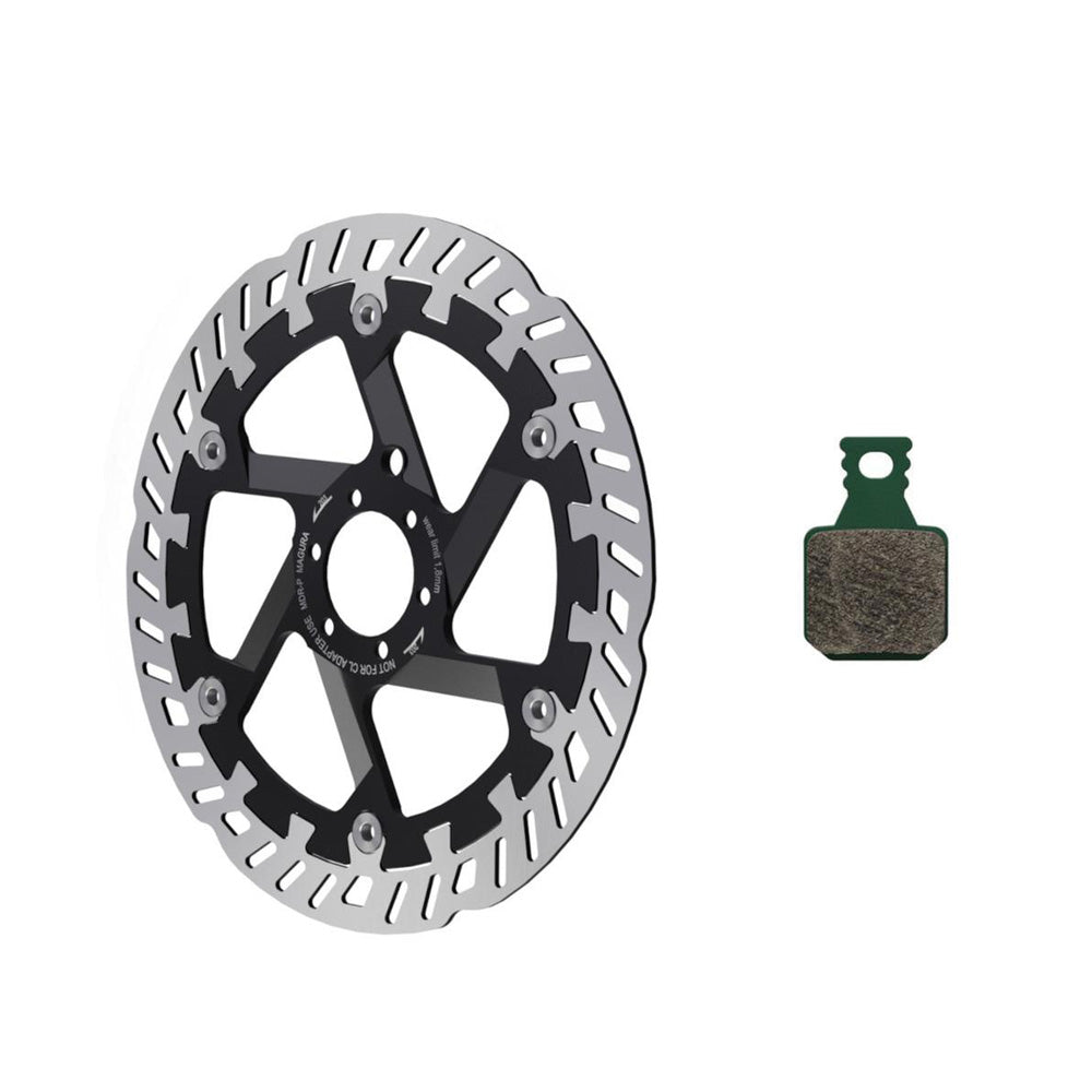 Magura MT eSTOP Optimized Kit 180/P - 8.S: Bremsscheibe MDR-P, Ø 180 mm, 6-Loch und Bremsbelag 8.S-0