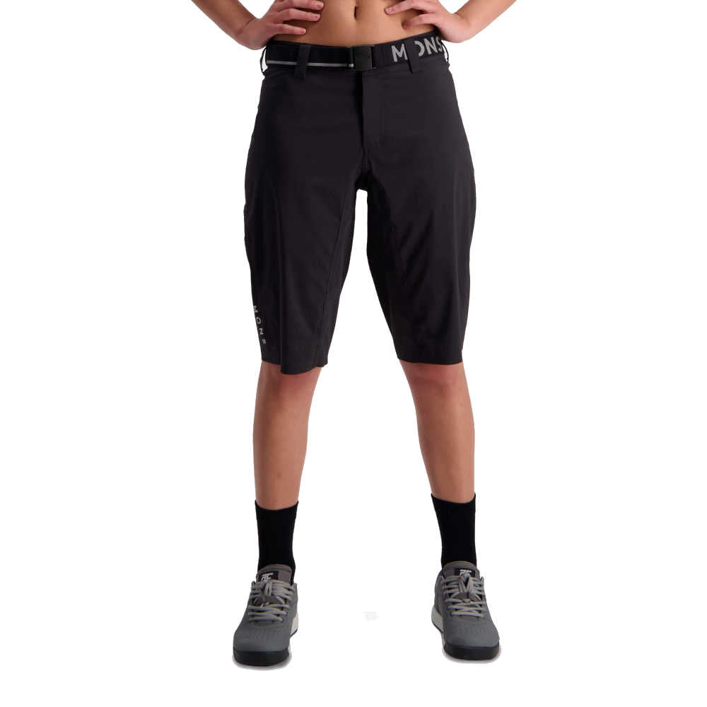 Mons Royale Womens Virage Bike Shorts Black-0