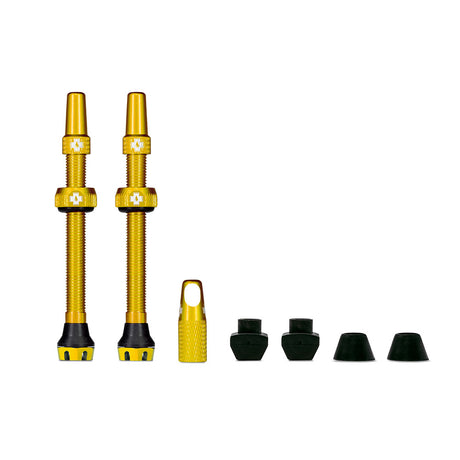 Muc Off Tubeless Valve Kit V2 Universal MTB & Road 60 mm gold-0