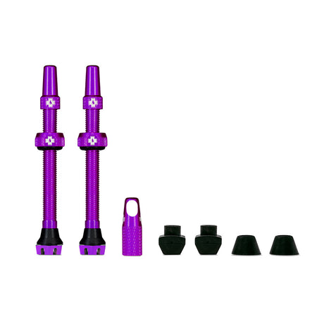 Muc Off Tubeless Valve Kit V2 Universal MTB & Road 60 mm purple-0