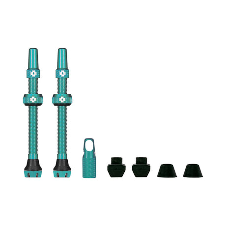 Muc Off Tubeless Valve Kit V2 Universal MTB & Road 60 mm turquoise-0