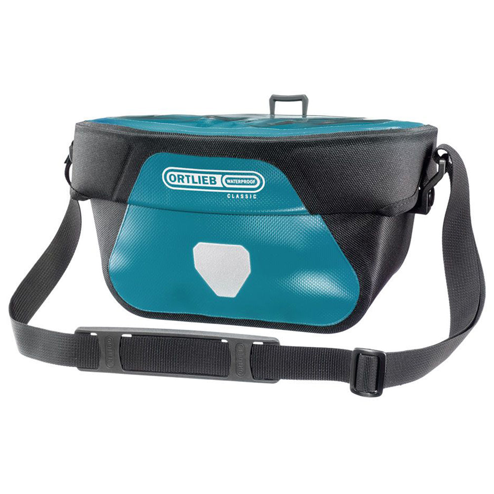ORTLIEB Ultimate Six Classic Lenkertasche 5 l, ohne Adapter, petrol/schwarz-0
