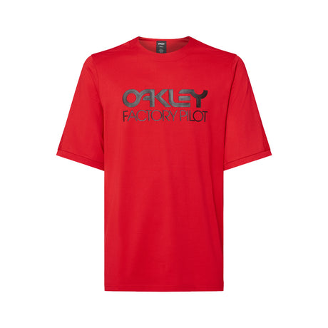Oakley Factory Pilot MTB SS Jersey II red line-0