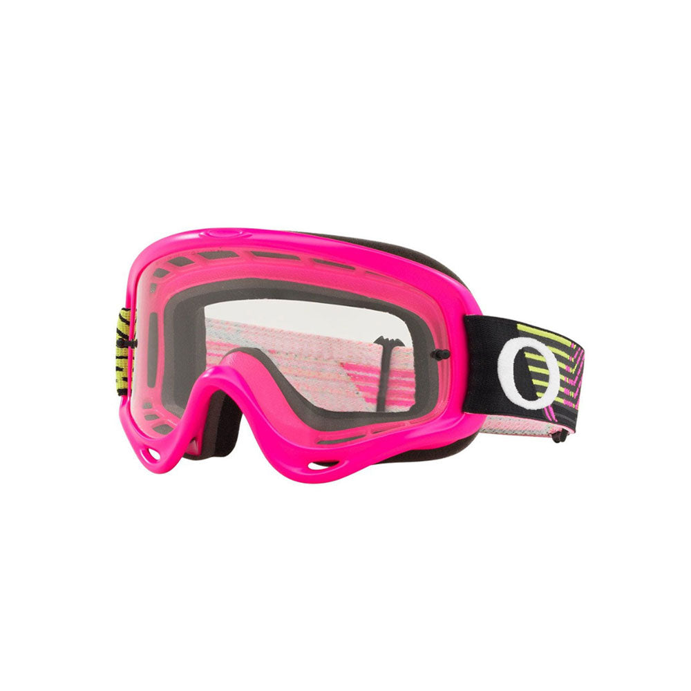 Oakley Goggle O-Frame MX Circuit Pink Green Clear-0