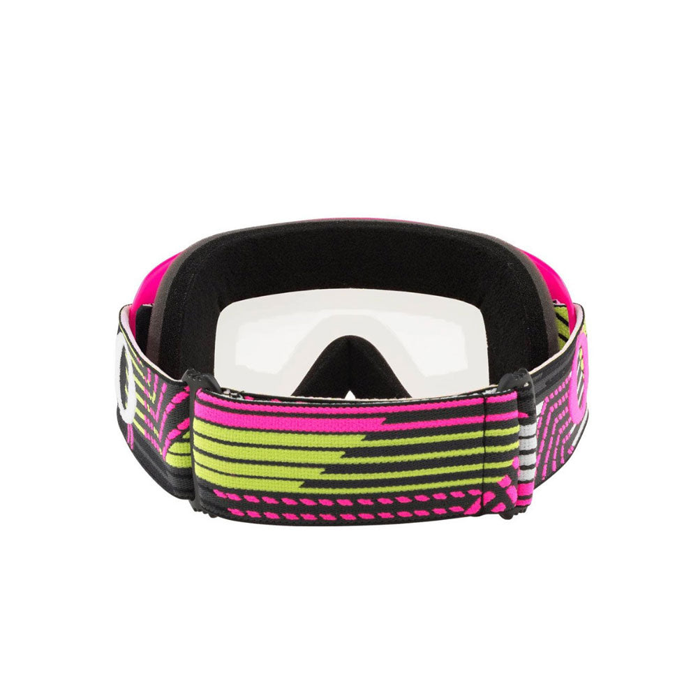 Oakley Goggle O-Frame MX Circuit Pink Green Clear-2