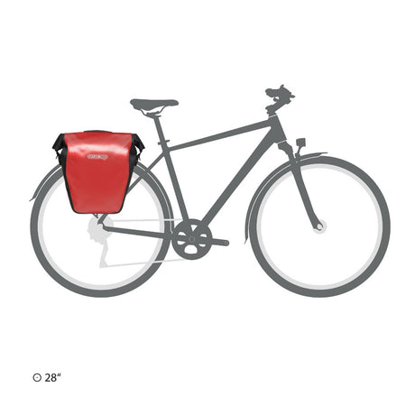 Ortlieb Back-Roller Core QL2.1 Packtasche 20 L rot/schwarz-3