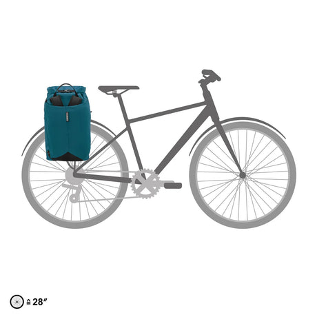 Ortlieb Rucksack/Packtasche Vario Lite QL2.1 22 L petrol-3
