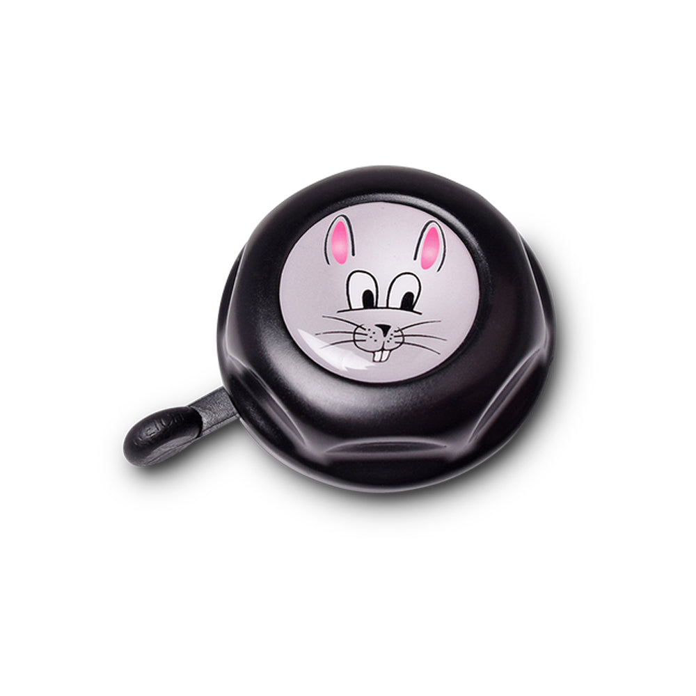 RFR Fahrradklingel Junior Bunny black grey-0