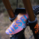Riesel Mudguard schlamm:PE flipflop red-gold-1