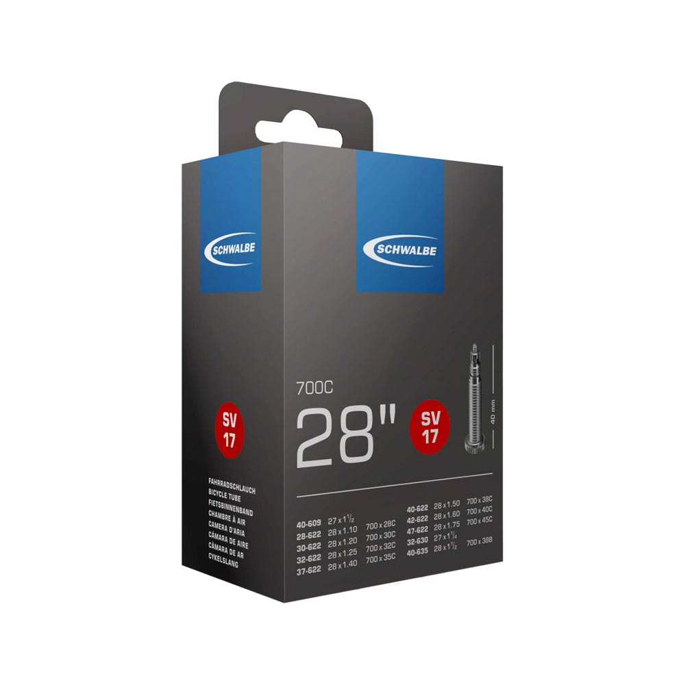 Schwalbe Fahrradschlauch Nr. 17 (28"/700C) SV 40 mm-0