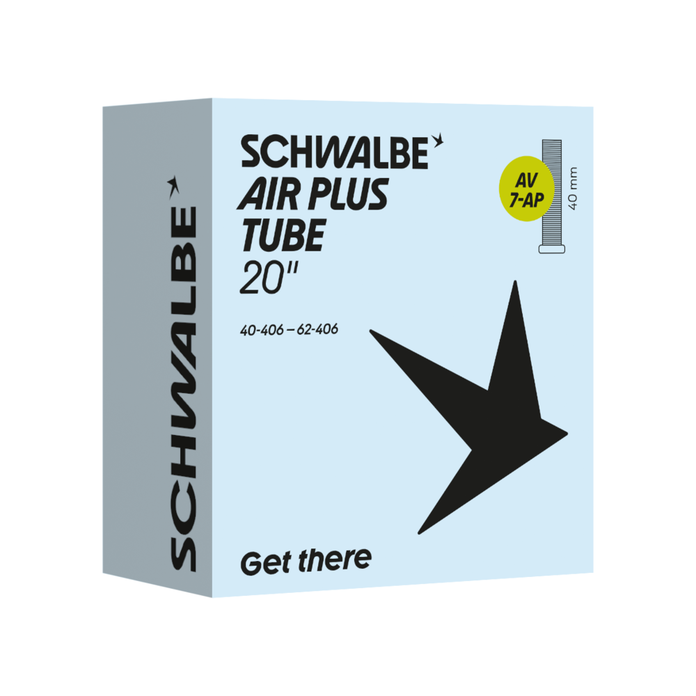 Schwalbe Fahrradschlauch Nr. 7 Air Plus (20") AV 40 mm-0