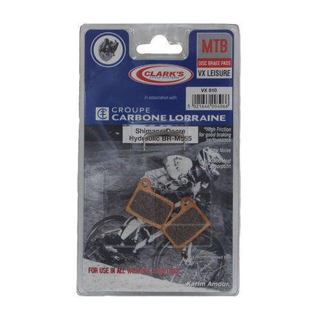 Clarks Bremsbelag für Shimano Deore Hydraulic BR-M555 organisch-0