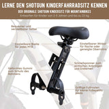 Shotgun MTB Front Kindersitz Kids Ride, black-1