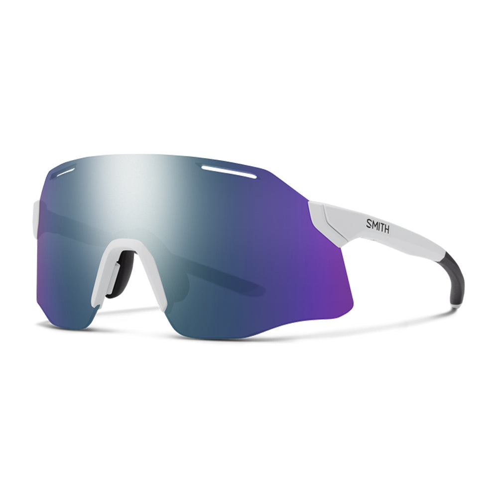 Smith Brille Vert white/Chromapop violet mirror-0