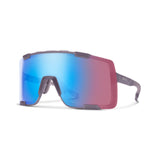 Smith Brille Syncline matte meteorite crystal / rose blue mirror-0