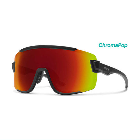 Smith Brille Wildcat Matte Black Red Mirror-0