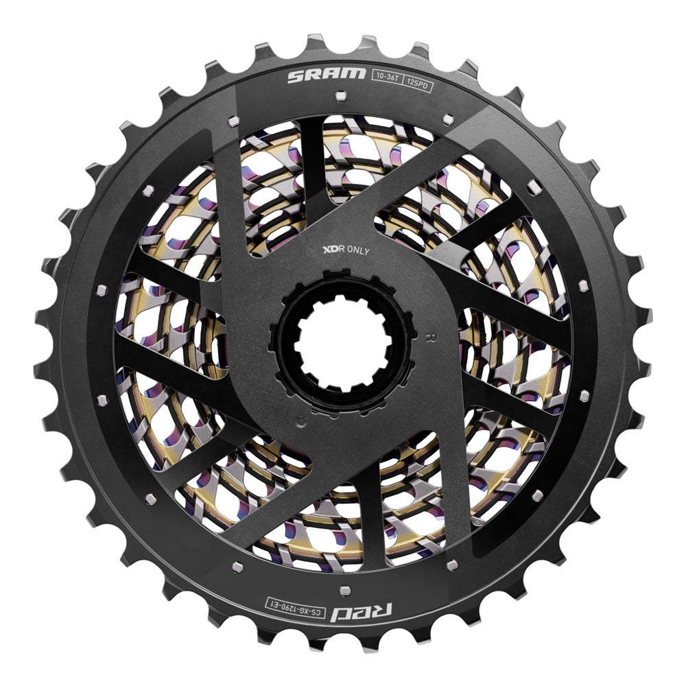 Sram Kassette XG-1290 E1 12-fach 10-36T. rainbow-1