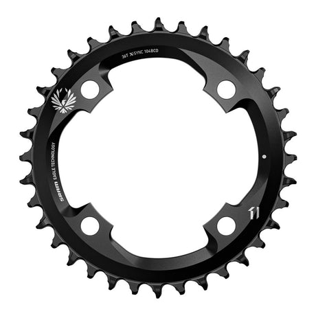 Sram Kettenblatt X-Sync Eagle 0 mm Offset 36T. schwarz-0