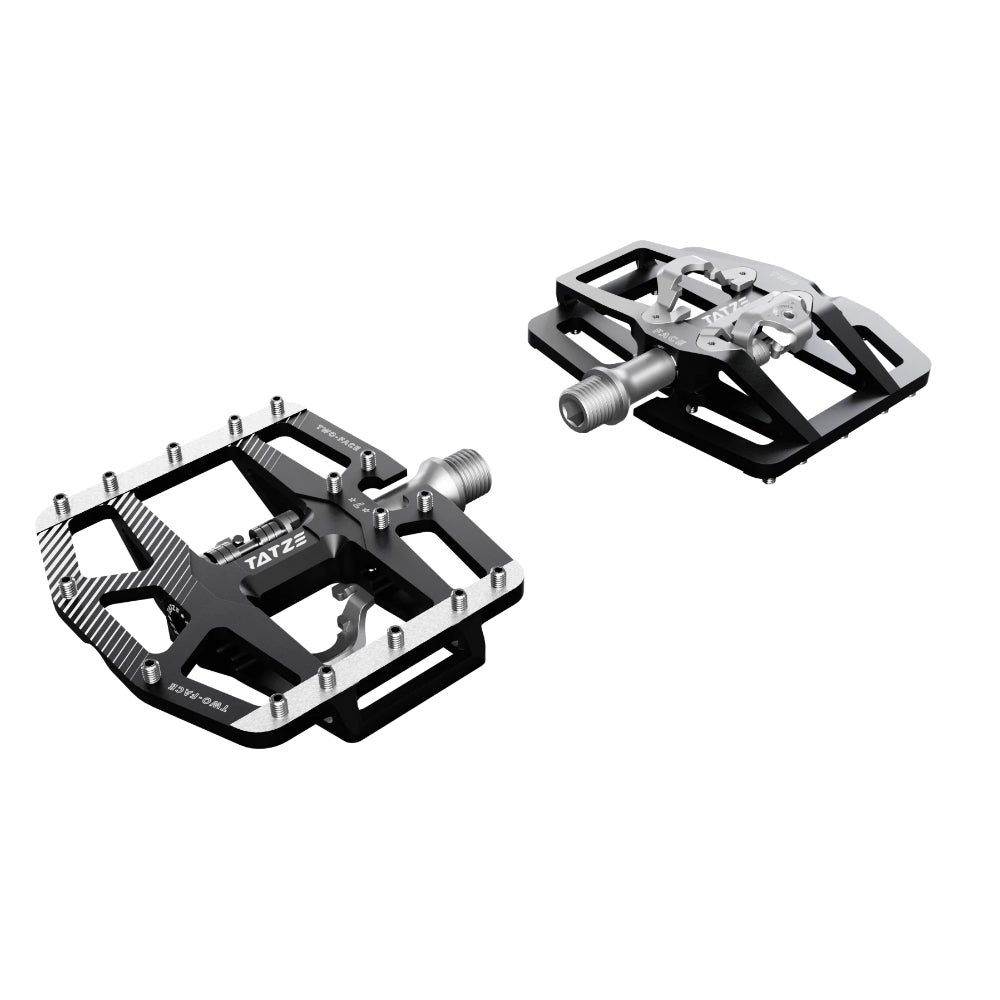 Tatze Pedal Two Face 2 Stahl black-0