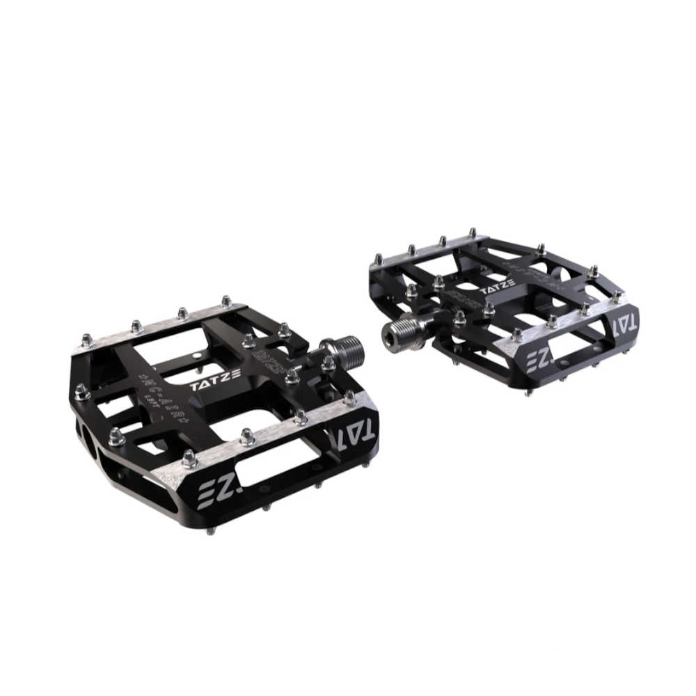 Tatze Pedal MC-AIR Flatpedal Chrom - Schwarz-0