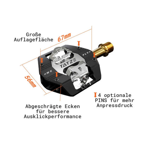 Tatze Pedal MC-FLY Ti-3