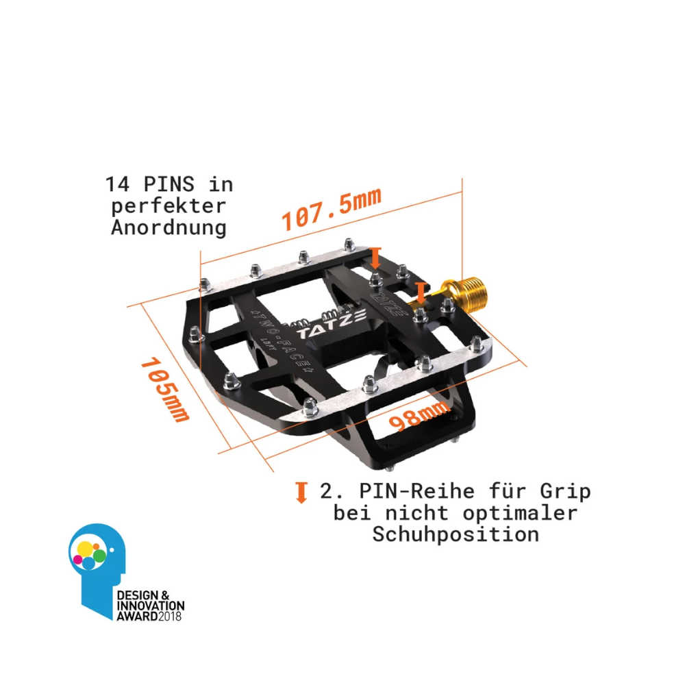 Tatze Pedal Two Face Ti-2