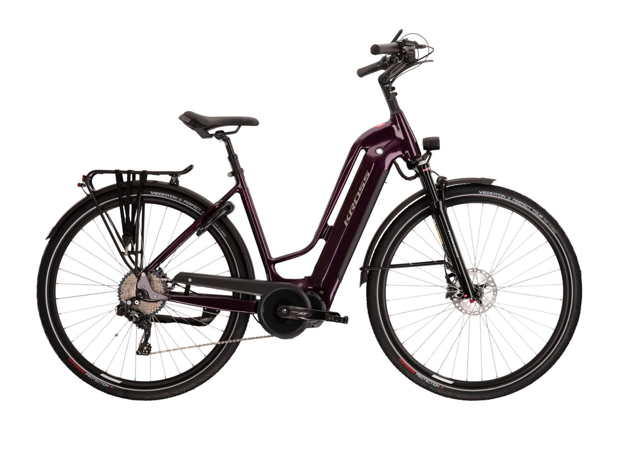 Kross Trans Hybrid Prestige Trapez 630 Wh violet 2022-0