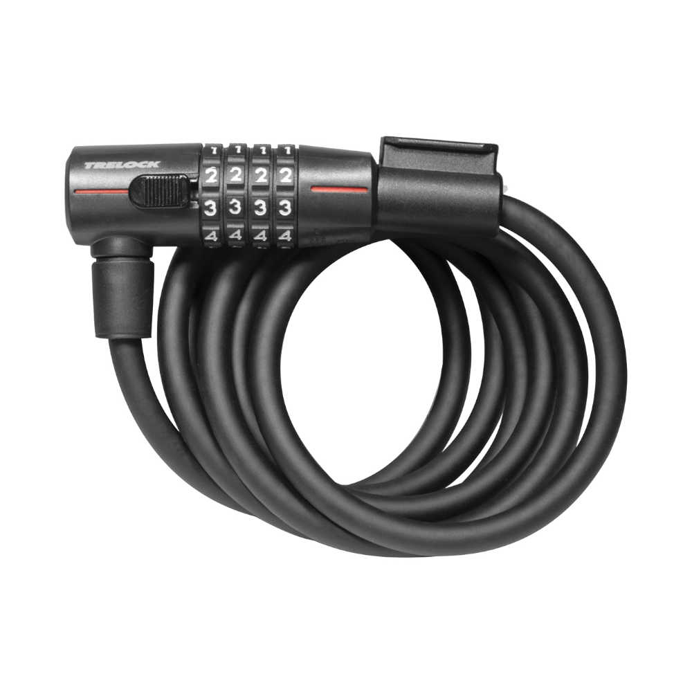 Trelock SK 210 Code Spiralkabelschloss schwarz, 180 cm, Ø 10 mm-0