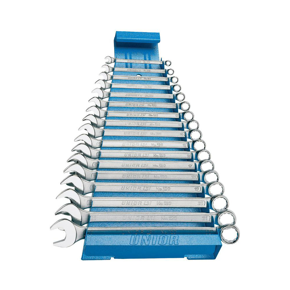 Unior Gabelringschlüssel Set inkl. Metallständer 6-22 mm 17-teilig-0
