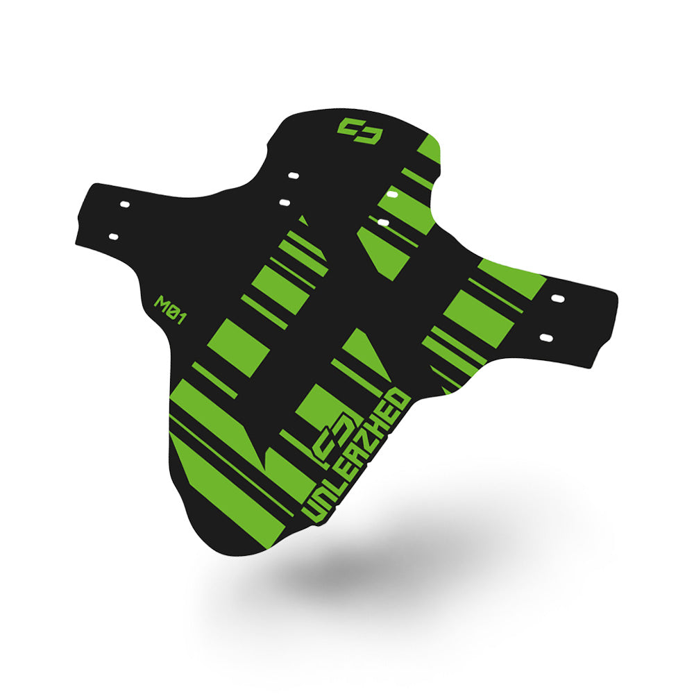 Unleazhed Mudguard Logo Skin green-0