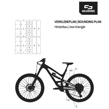 Unleazhed Rahmenschutzfolie S glossy Hinterbau clear-2