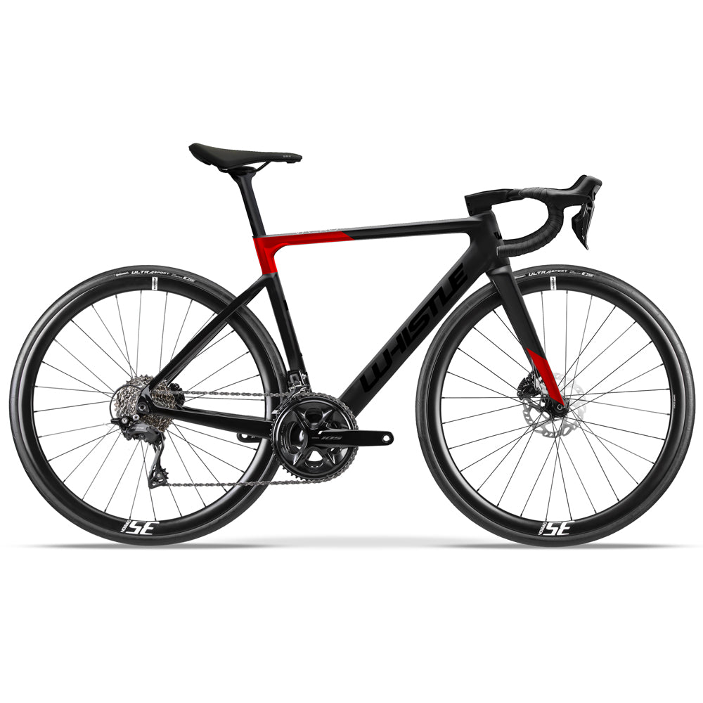 Whistle Vaero 105 Di2 black red-0