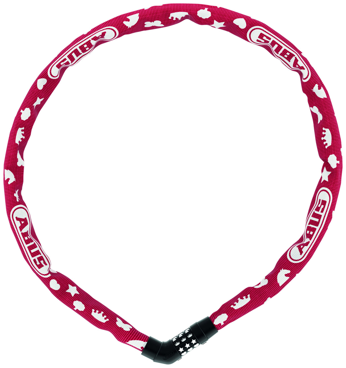 Abus Kettenschloss Steel-O-Chain 4804C/75 SYMBOLS red-0
