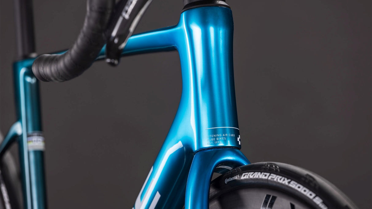 Cube Litening AIR C:68X SLX chromeblue´n´liquidblue 2026-8