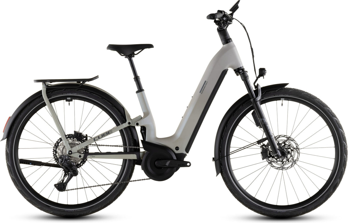 Cube Kathmandu Hybrid ONE11 HPC SLT 800 glintsand´n´oatgrey Easy Entry-0