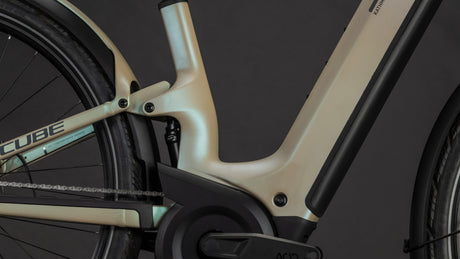 Cube Kathmandu Hybrid ONE11 HPC SLT 800 glintsand´n´oatgrey Easy Entry-3
